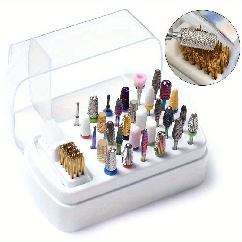 Pc Gaming Handheld Console - 30 Holes Nail Polish Head Organizer