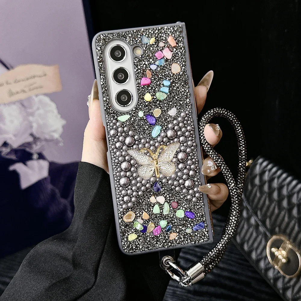Pc Gaming Handheld Console - Luxury Shining Pearl Butterfly Hard PC