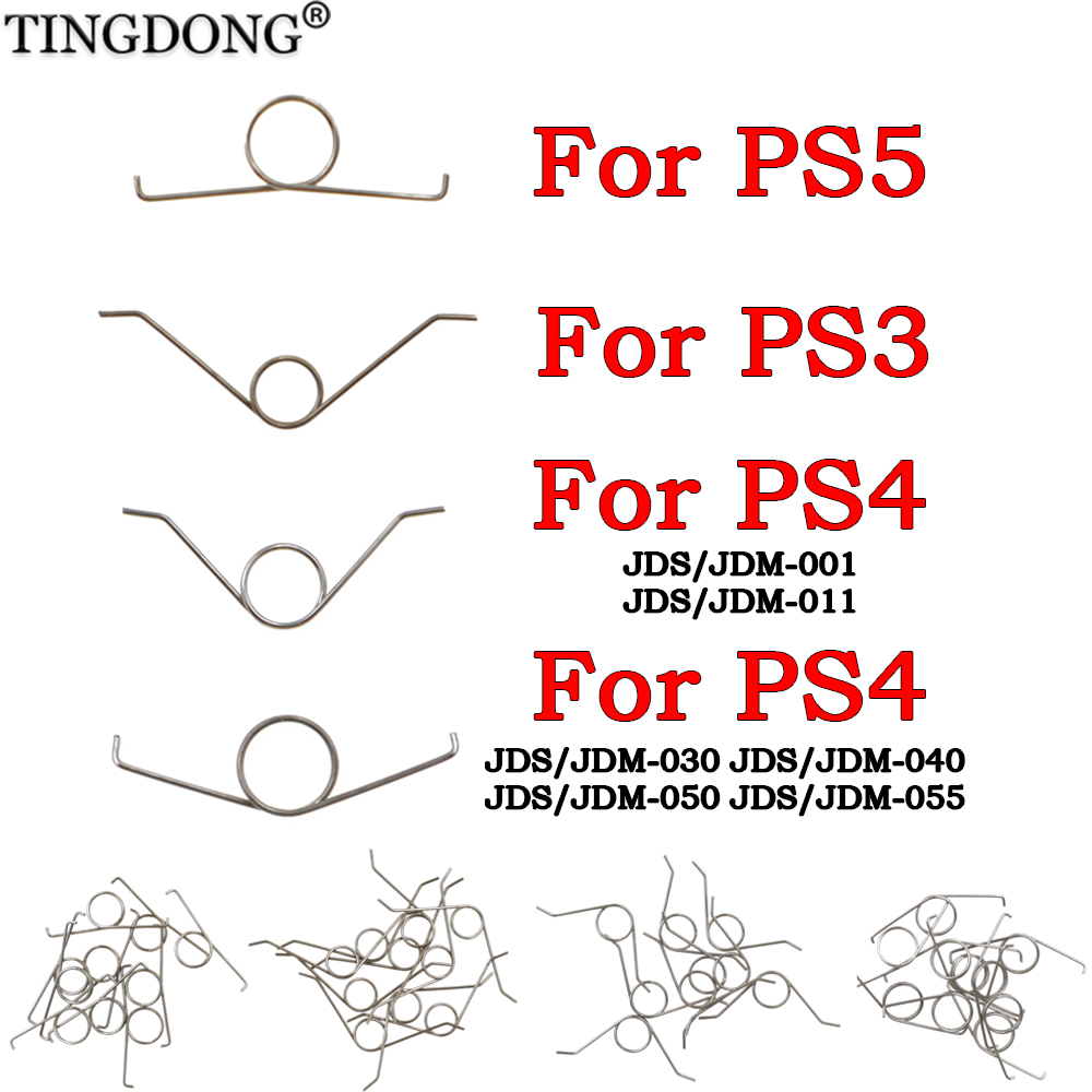 Gaming Console And Tv - 10/20/30/50pcs R2 L2 Trigger Buttons Springs