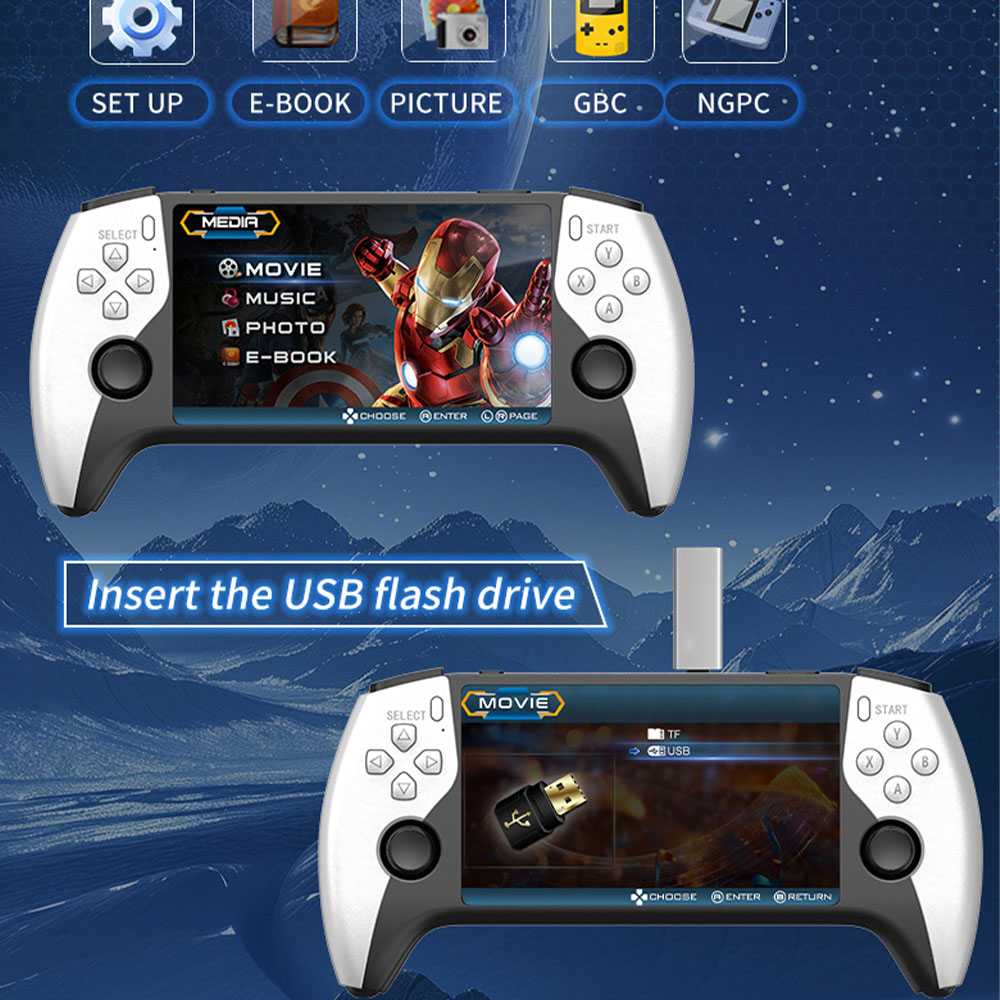 2026 New SF3500 5 Inch Handhel - Gaming Console Type ulasan dan harga
