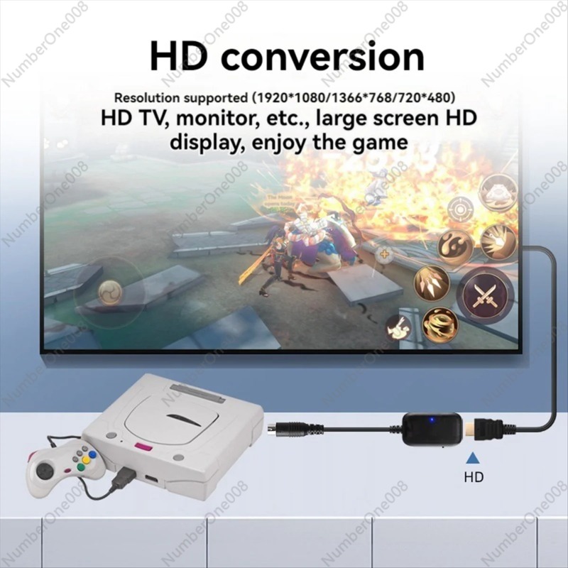 HDMI Converter Cable for Sega  - Gaming Console With ulasan dan harga