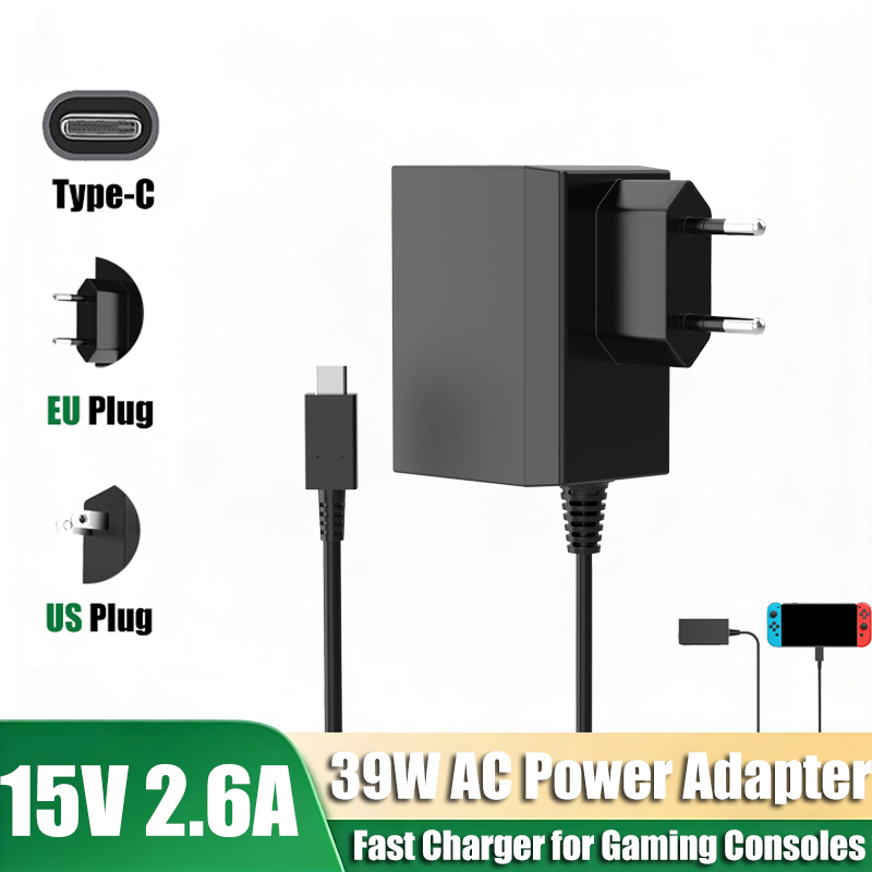 AC 100–240V Type-C Charger 15V - Gaming Console Type ulasan dan harga