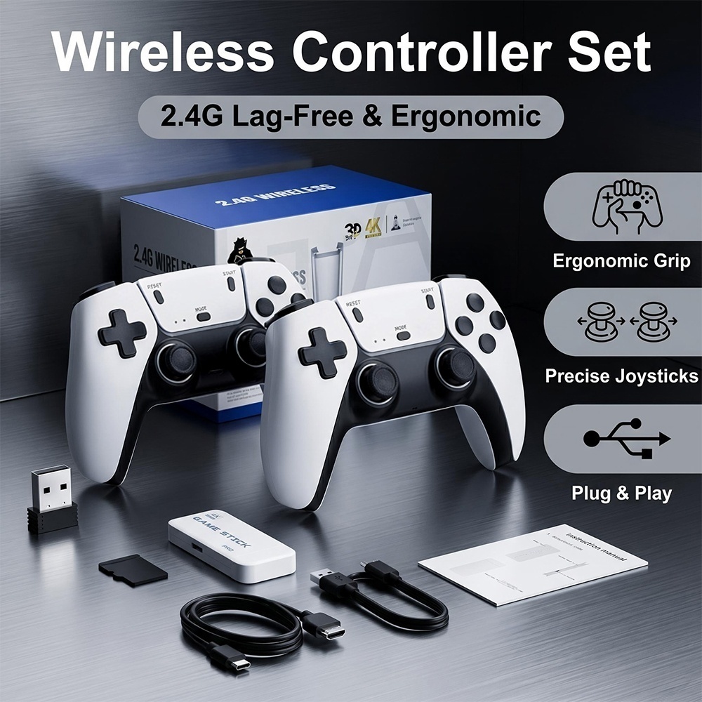 Two-Player Competitive Game Co - Gaming Console Emulator ulasan dan harga