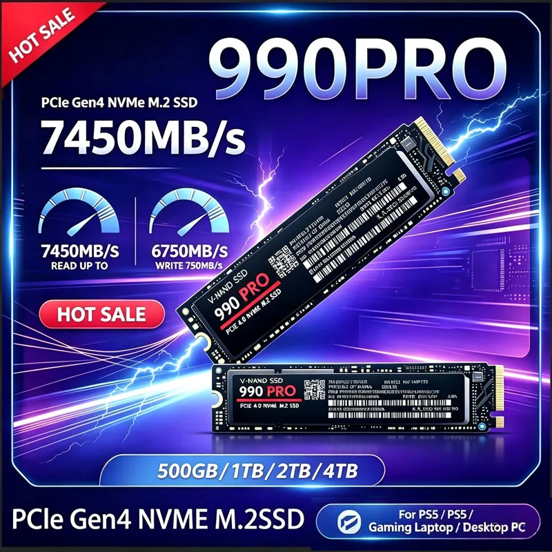 500G‑4TB PCIe Gen4 7450MB/s Fa - Laptop Gaming Console ulasan dan harga