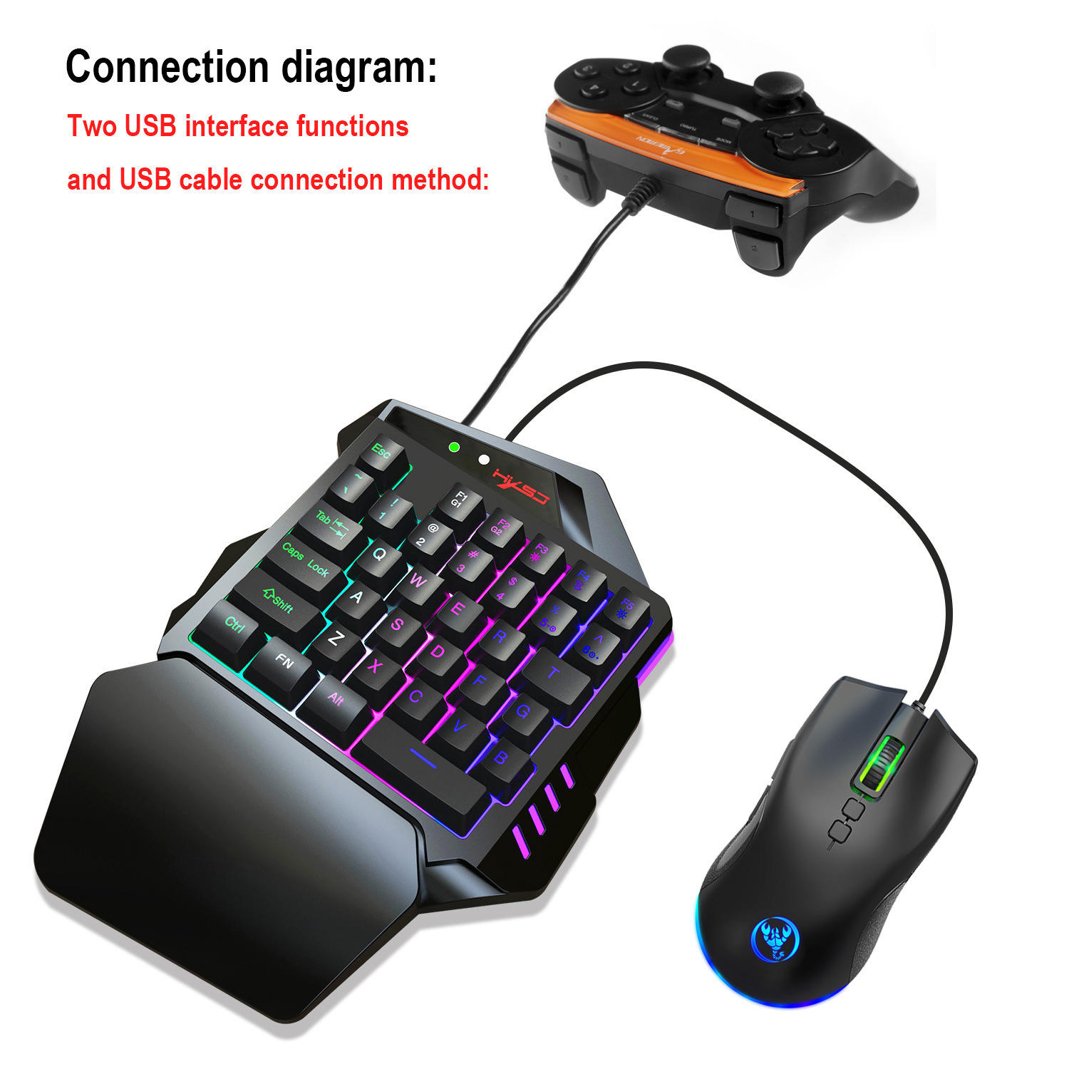 Teclado gamer Keyboard Set acc - Gaming Console Setup ulasan dan harga
