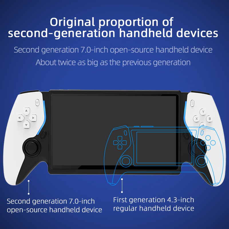 HC8000 Retro Gaming Handheld 7 - Gaming Console Emulator ulasan dan harga