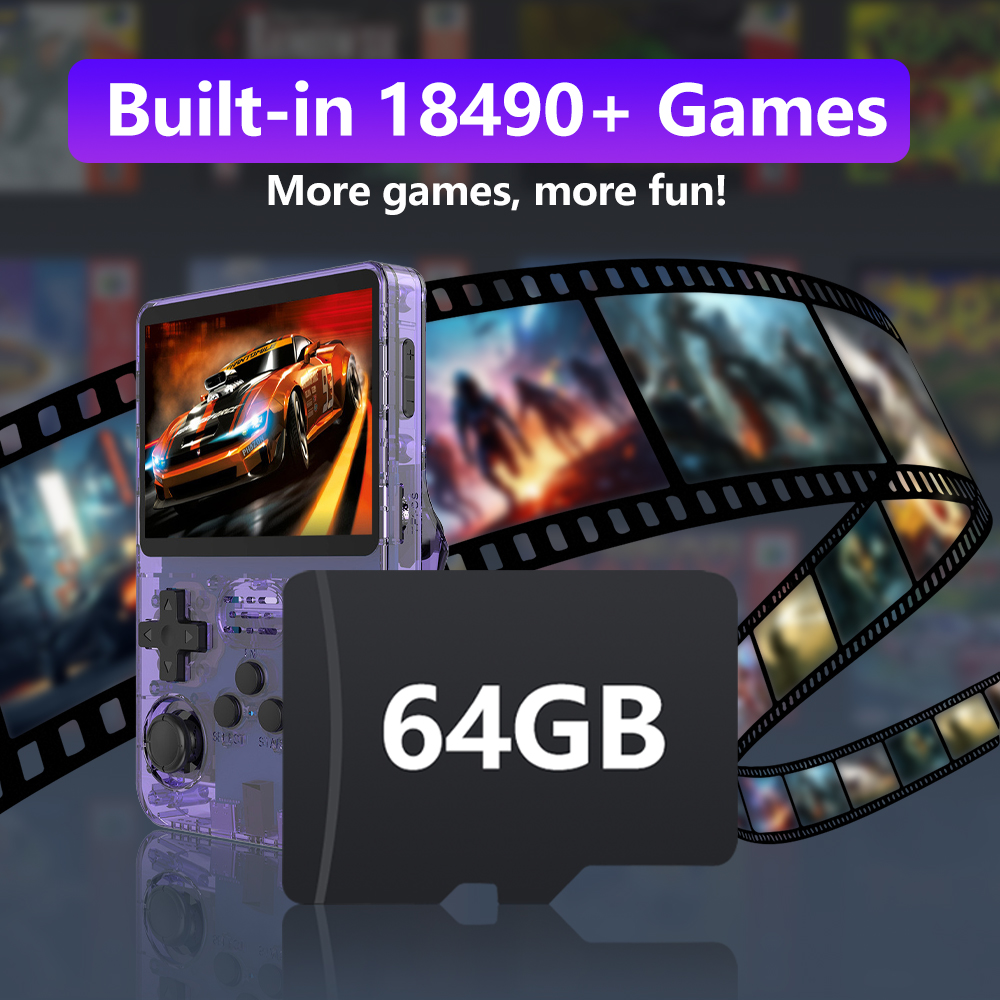 64GB Game Card for R36S Game C - Gaming Console Emulator ulasan dan harga