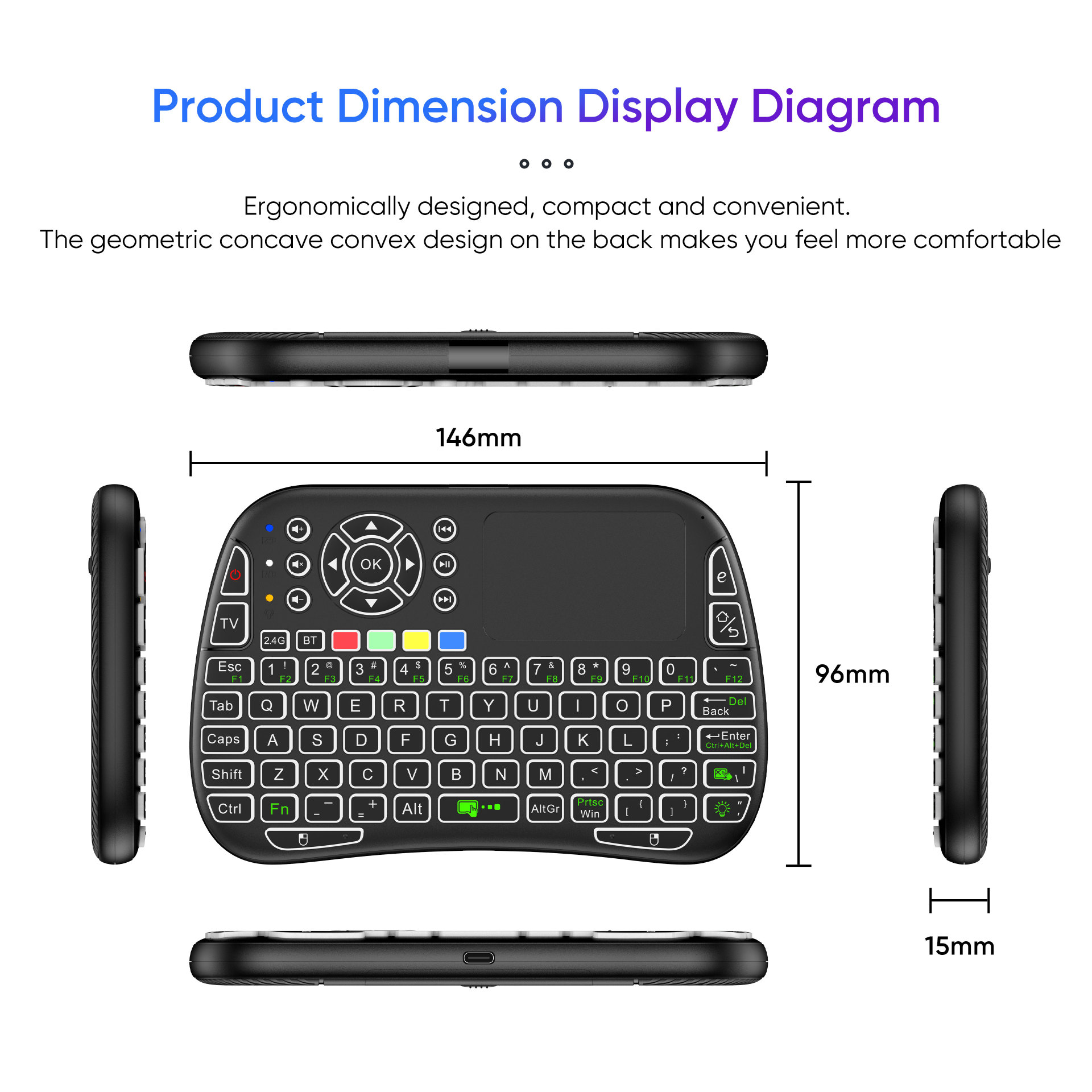 New M9 BT&2.4G Mini Wireless K - Gaming Console For Smart Tv ulasan dan harga