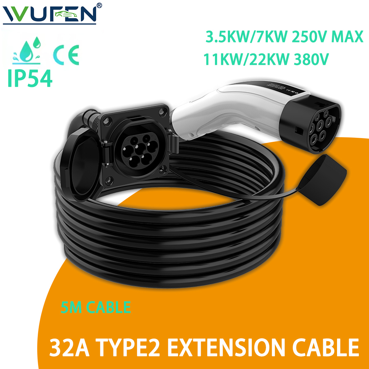 WUFEN Type 2 Extension Cable 3 - Pc Gaming Handheld Console ulasan dan harga