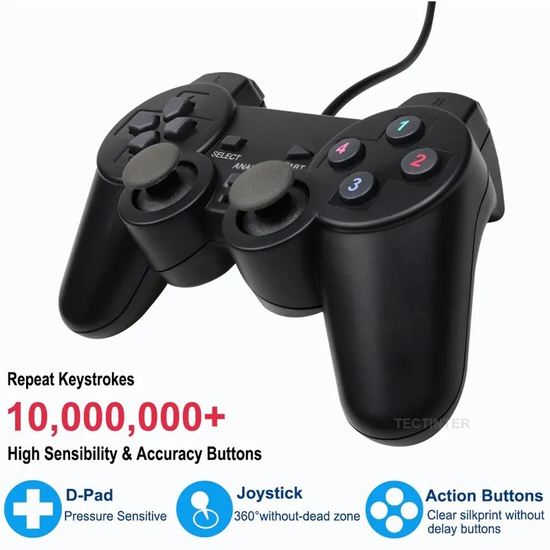 Wired USB PC Gaming Joystick G - Laptop Gaming Console ulasan dan harga