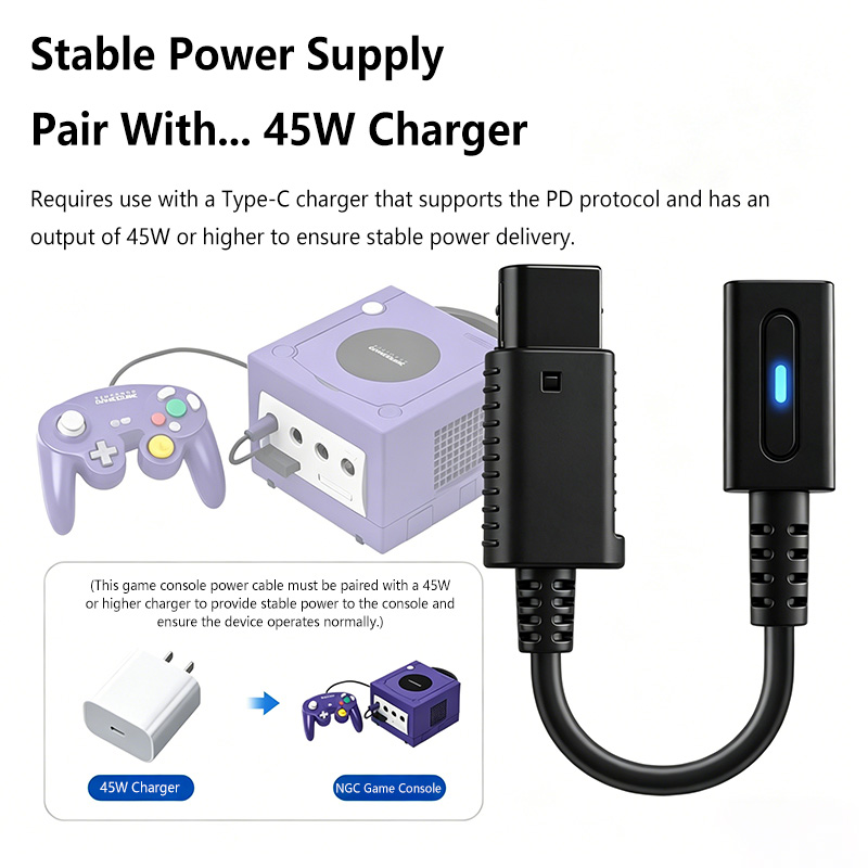 Type C 45W PD Charge Cable for - Gaming Console Type ulasan dan harga