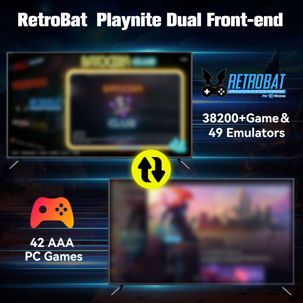 Retrobat＆Playnite System HDD R - Gaming Console Emulator ulasan dan harga