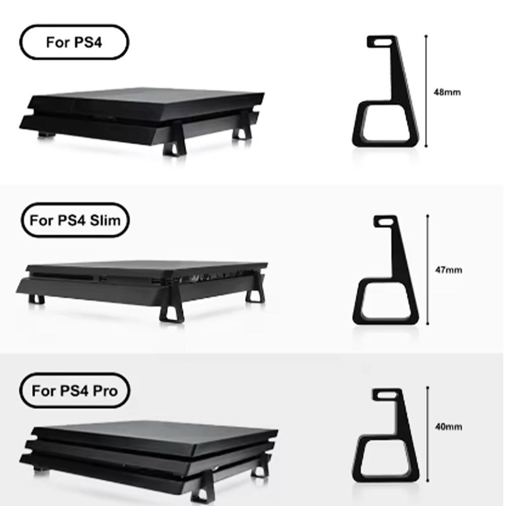 1Set For PS4 Slim Pro Feet Sta - Gaming Console Design ulasan dan harga