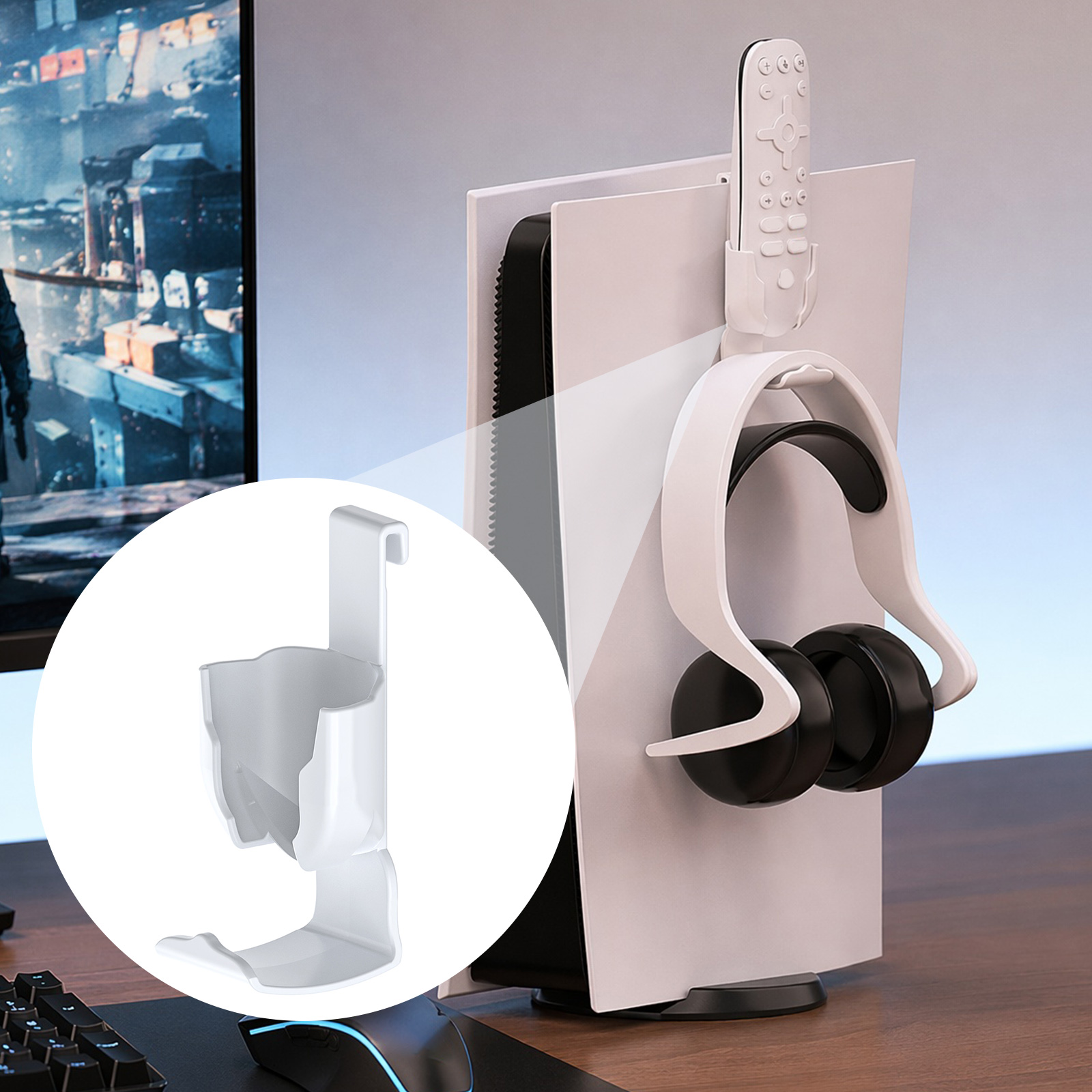 Headphone Remote Hanger for Pl - Gaming Console Setup ulasan dan harga