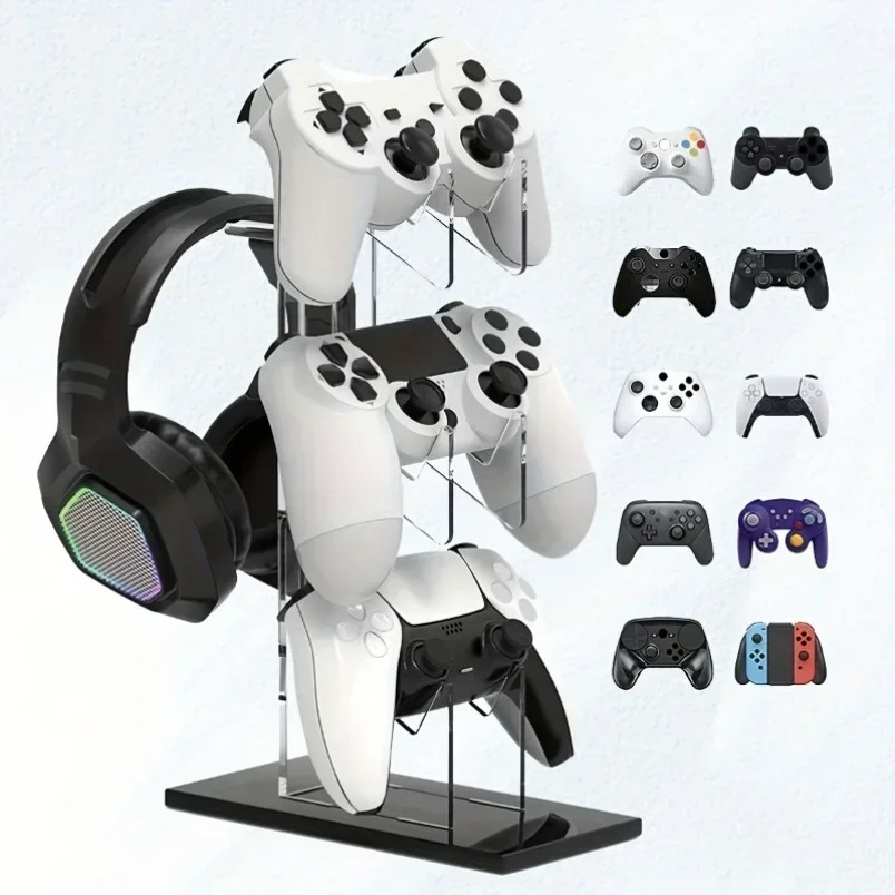 Controller Stand 3 Tier Headph - Gaming Console Setup ulasan dan harga