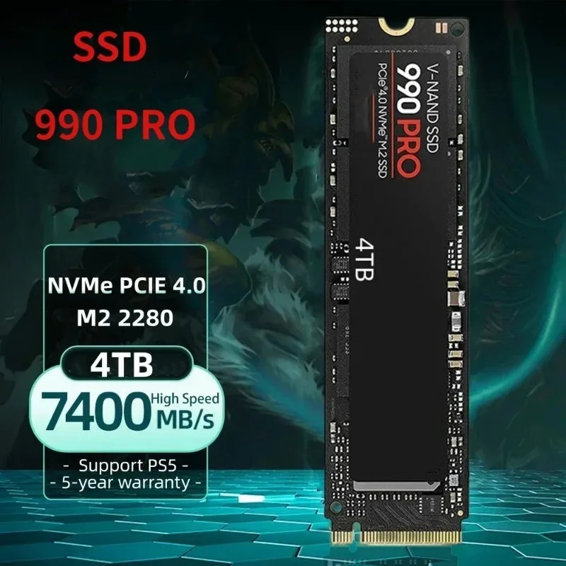 Hot Sale 990 PRO M.2 NVMe SSD  - Laptop Gaming Console ulasan dan harga