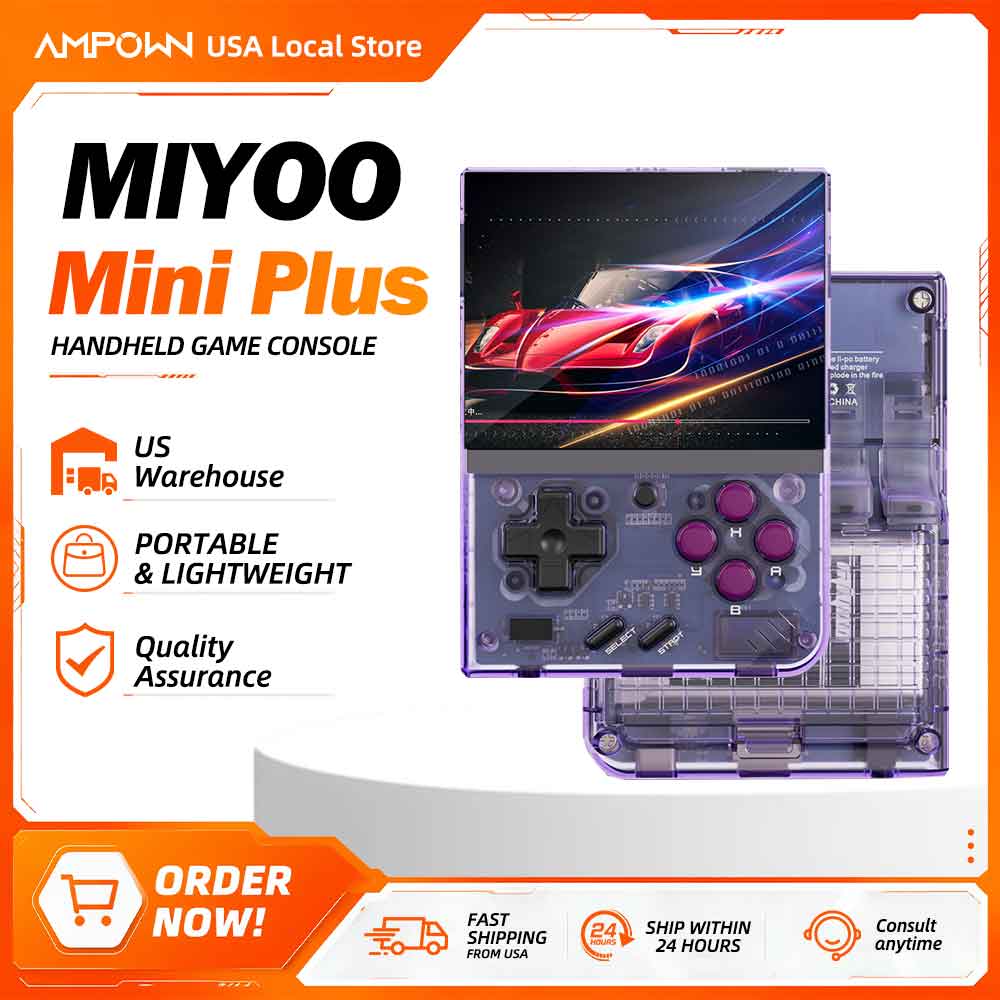 Miyoo Mini+ Retro Handheld Gam - Gaming Console Type ulasan dan harga
