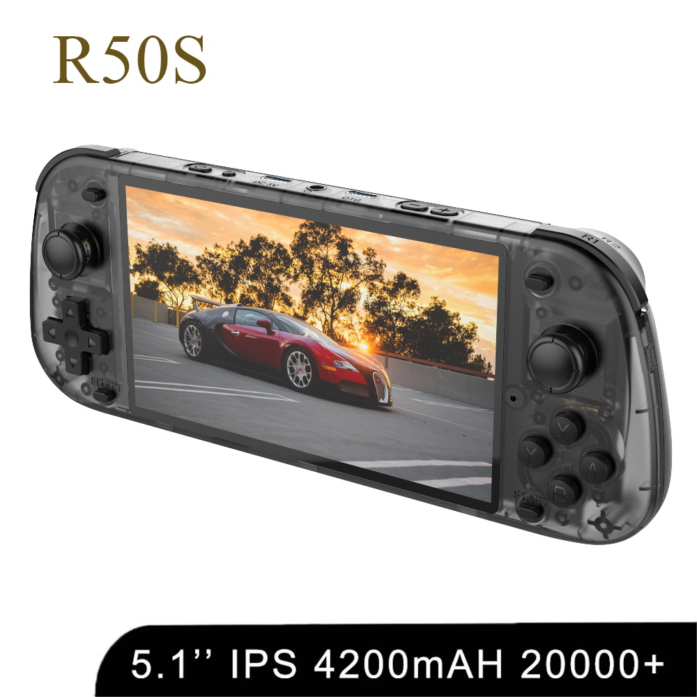5.1inch New R50S Retro Handhel - Gaming Console Emulator ulasan dan harga
