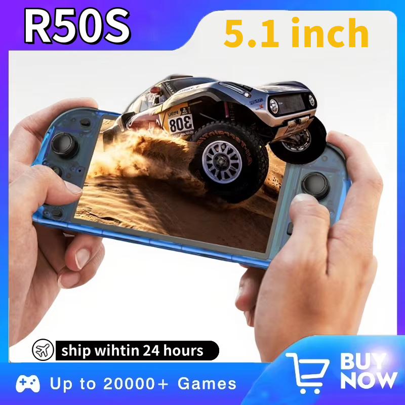 5.1inch New R50S Retro Handhel - Gaming Console Emulator ulasan dan harga