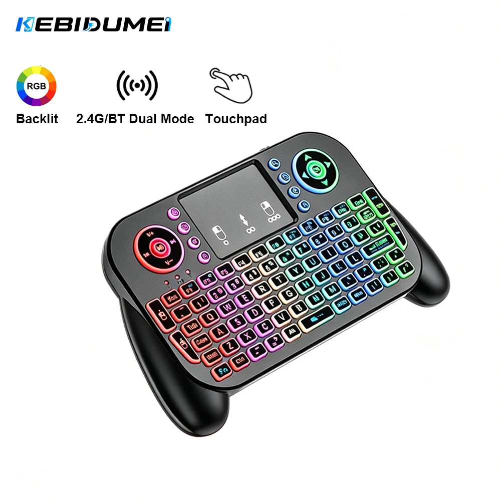 KEBIDUMEI RGB Backlit Mini Key - Gaming Console For Smart Tv ulasan dan harga