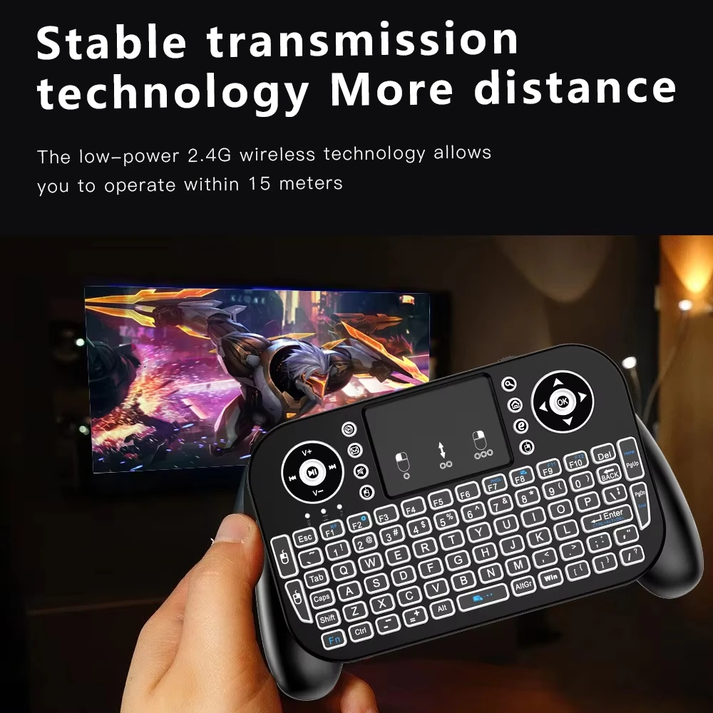 KEBIDUMEI RGB Backlit Mini Key - Gaming Console For Smart Tv ulasan dan harga