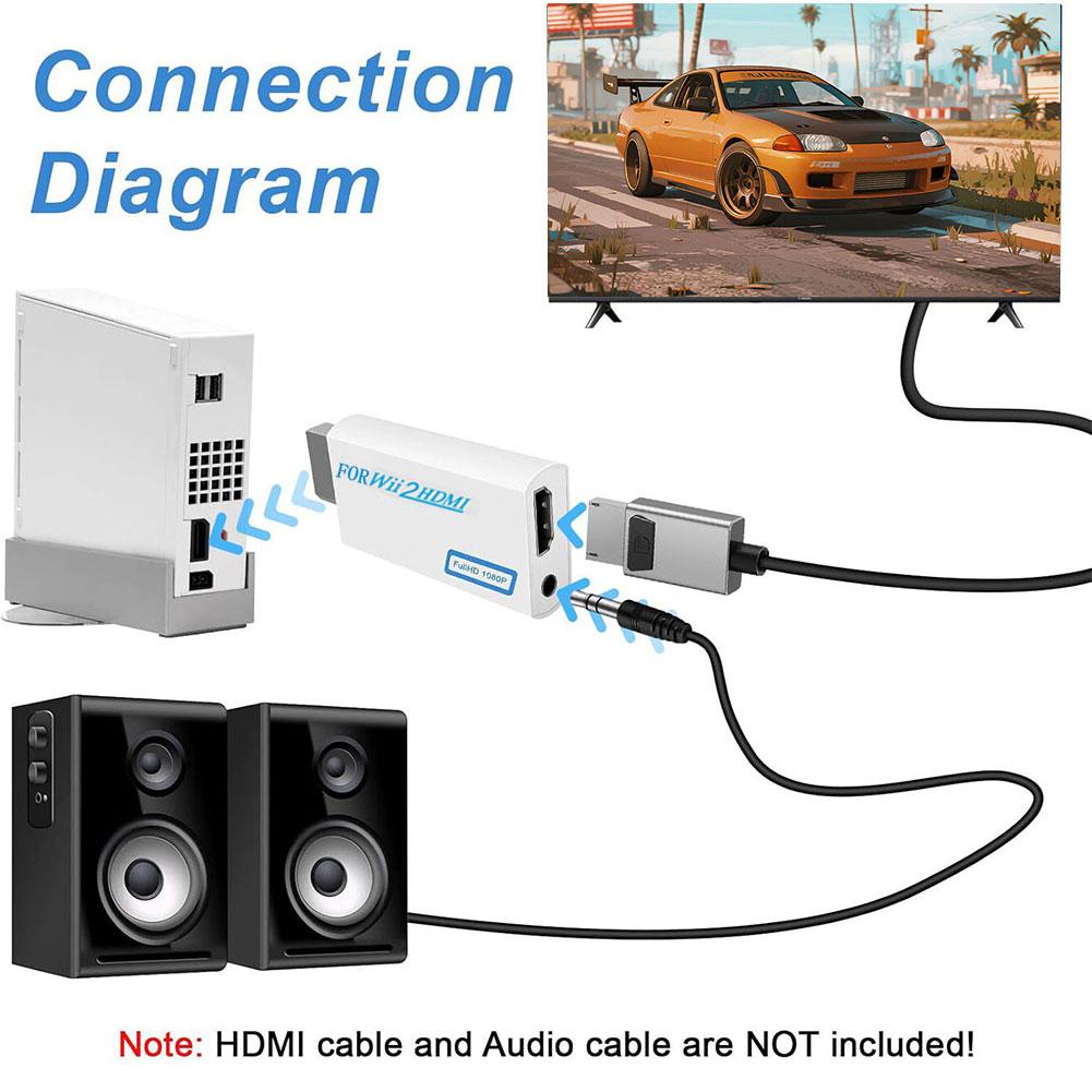 Wii To HDMI Converter Wii To H - Gaming Console Type ulasan dan harga
