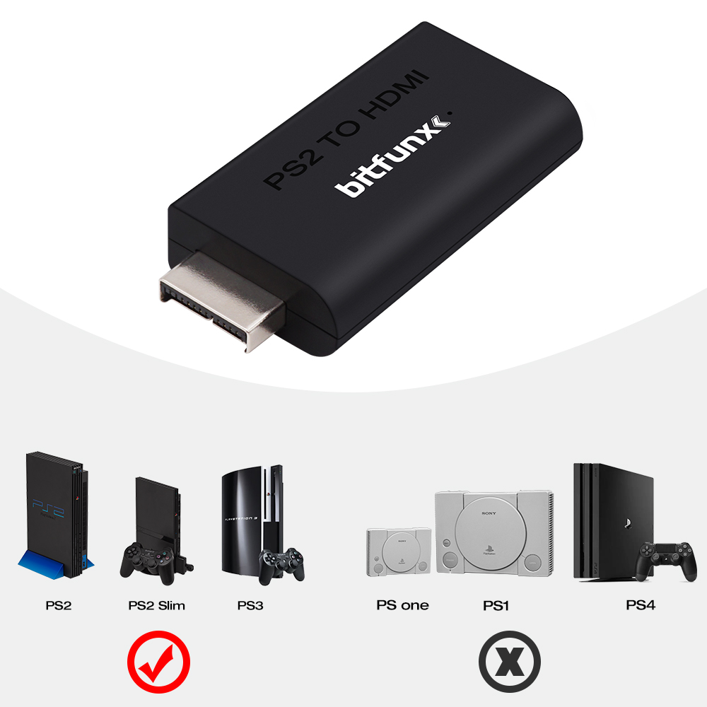 BitFunx PS2 YPBPR To HDMI™ Con - Gaming Console Design ulasan dan harga