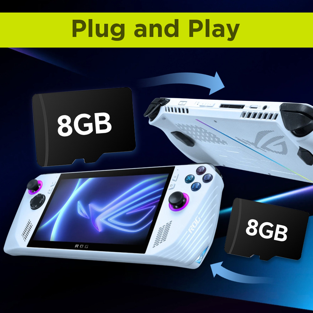 8GB Game TF Card with 3170 Ret - Laptop Gaming Console ulasan dan harga